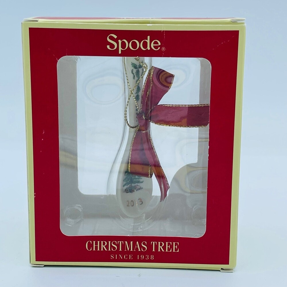 Spode Spoon Christmas Tree Collectible Ornament 2013 NEW NIB